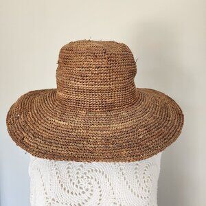 Women's Billabong Seaside Tues Raffia Hat in Brown - OS